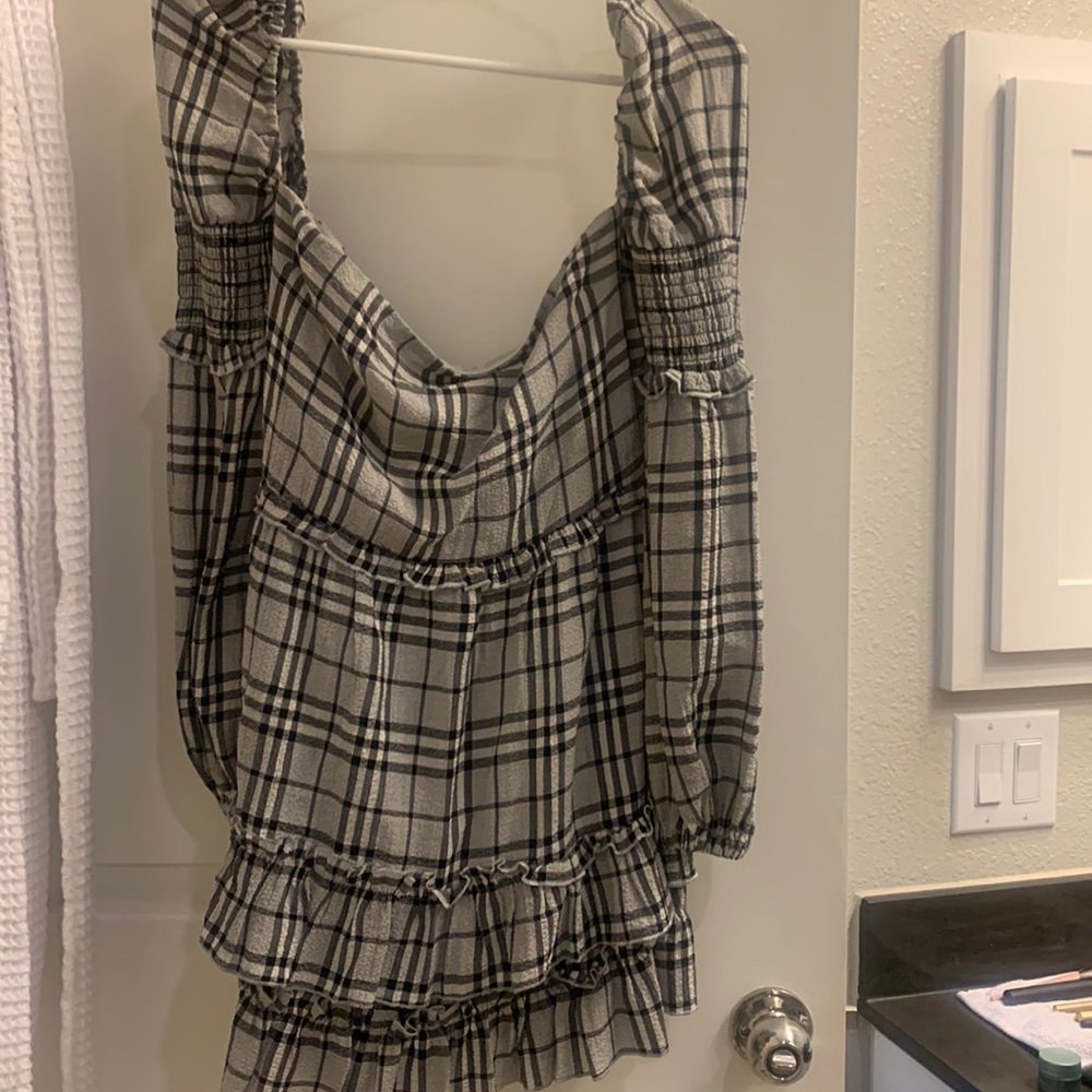 Majorelle plaid dress